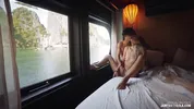 Making love on our ship while sailing through Asia