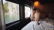 Making love on our ship while sailing through Asia