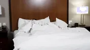 Blonde Stepmom and Stepson Share Hotel Bed