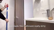 I want to touch my brother's wife in the bathroom of her house!!