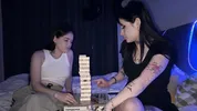 Stepsister offered to play a game with scissors