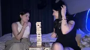Stepsister offered to play a game with scissors