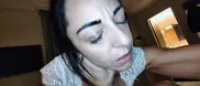 Slutty wife takes a lot of cock from a friend secretly in the hotel during vacation - real amateur