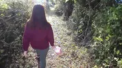 beautiful TEEN WITH A HOT BODY GOT FUCKED FOR THE FIRST TIME IN A FRUIT FOREST - OUTDOOR SEX