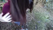 beautiful TEEN WITH A HOT BODY GOT FUCKED FOR THE FIRST TIME IN A FRUIT FOREST - OUTDOOR SEX