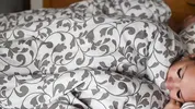 Husband wakes up his wife by fingering her clitoris and fucking her wet pussy until they both cum