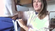 Quick Homemade Handjob from Sexy Camilla Moon with Lot A Cum