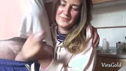 Quick Homemade Handjob from Sexy Camilla Moon with Lot A Cum