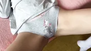 Roommate's BF tore my Panties and then my Pussy
