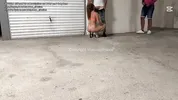 STRANGER CHALLENGE - I suck and fuck strangers in a parking lot while my cuckold films me