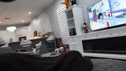 College Slut Sucks and Fucks a Frat Boy in Front of Her OBLIVIOUS Roommate!
