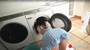 Stepsister Stuck in Washing Machine Fucked and Creampie by Stepbrother