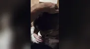 Homewrecker Sucks Fucks and takes Facial in the Wedding Dress his Wife wore