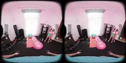VR Bangers: Two Skinny Babes In Shorts Ride Your Dick In A Gym Threesome FFM | VR Porn