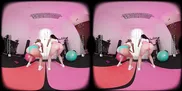 VR Bangers: Two Skinny Babes In Shorts Ride Your Dick In A Gym Threesome FFM | VR Porn