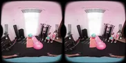 VR Bangers: Two Skinny Babes In Shorts Ride Your Dick In A Gym Threesome FFM | VR Porn