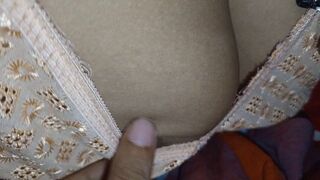 My stepson's big cock is very juicy