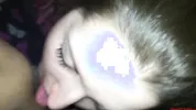 Neighbor fucked petite wife and cum in her mouth (real home video)