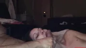 Neighbor fucked petite wife and cum in her mouth (real home video)
