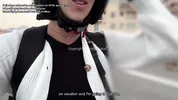 VLOG CORSE - I get my tight little pussy filled in the ferry cabin