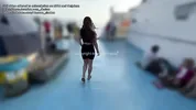 VLOG CORSE - I get my tight little pussy filled in the ferry cabin