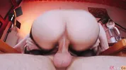 Cowgirl Accidental Creampie - Try Not To Cum Inside Me While I’m Riding You Hard