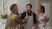 Delphine Films- April Olsen's Naughty Cooking Show Turns Into a Sexy THREESOME