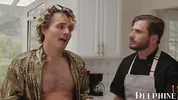 Delphine Films- April Olsen's Naughty Cooking Show Turns Into a Sexy THREESOME