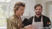 Delphine Films- April Olsen's Naughty Cooking Show Turns Into a Sexy THREESOME