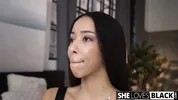 Asian Hottie Lia Lin Cant Get Enough Of Big Black Dick