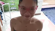 There's nothing better in rainy day if little doggy style little cute Filipina