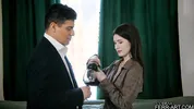 Sexy office worker seduces her colleague to fuck after work Hot Pearl