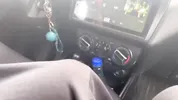 I give the finger to the taxi driver on a busy road in Colombia