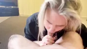 A quick blowjob on a Sunday night