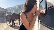 Why does she gag if she loves cum