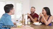 BRAZZERS - Jordi ENP Eats His Stepmom Luna Star's Homemade Soup For Lunch And Her Pussy For Dessert