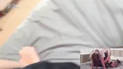 Girl in school uniform squirting