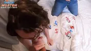 Threesome in Hotel Room After Strip Poker Game - Hot Action!
