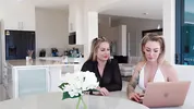 Big Tits Slutty StepDaughter Threesome
