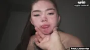 Cute Asian Teen Drilled In Rough Threesome
