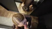 My friend got all my cum in her pussy today. Creampie POV