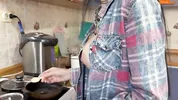 Stepbrother licks my pussy and fucks me. He came twice