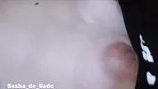 Cute T-Girl Sasha gets her dick pleasured by muscular Boyfriend - suck and fuck! @Sasha_de_Sade