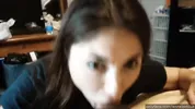 Hot cum straight down my throat