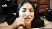 Hot cum straight down my throat