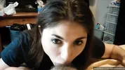 Hot cum straight down my throat