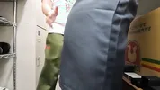 Breaking into the company of a beautiful older sister with glasses ... (1) Kiss, lick nipples, put a raw dick in the ass, and finally swallow