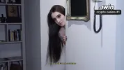 Uruguayan girl, fair-skinned with beautiful breasts and a big butt, shows me her odalisque costume