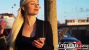 Hot Blonde Gabi Gold is Masturbating in Car