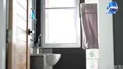 Morning sex in the bathroom after a shower / real homemade